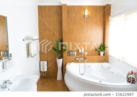 Stock Photo: Modern house bathroom interior