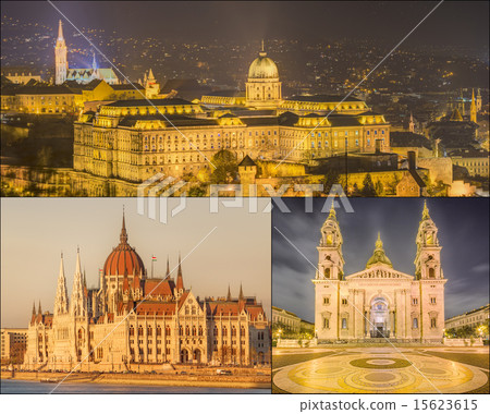 The beauty panorama of attractions Budapest. The beauty panorama of attractions Budapest. 15623615