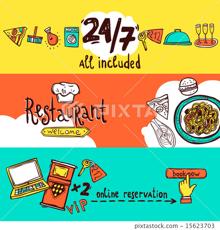 Hotel concept banners Hotel concept banners 15623703