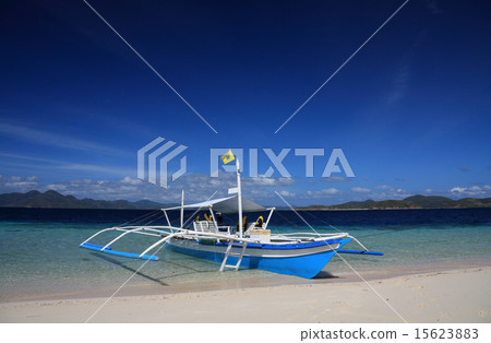 Boat in lagoon Boat in lagoon 15623883