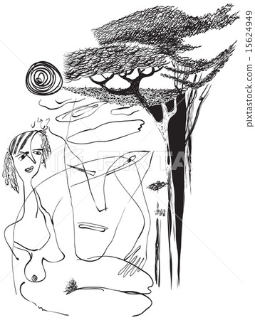 Art of Line Art - Naked woman Art of Line Art - Naked woman 15624949