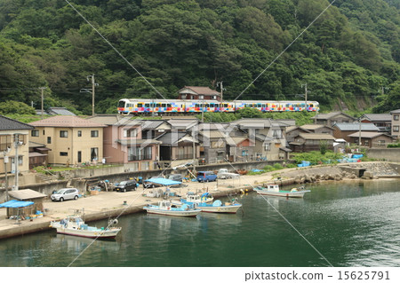 Train and fishing port 15625791