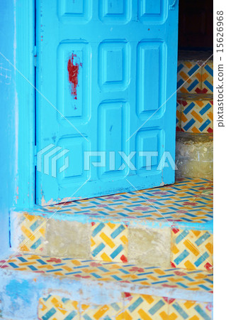 Beautiful blue medina of Chefchaouen, Morocco 15626968
