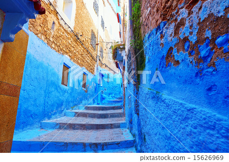 Beautiful blue medina of Chefchaouen, Morocco Beautiful blue medina of Chefchaouen, Morocco 15626969