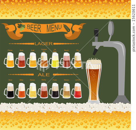 Beer menu set, creating your own infographics Beer menu set, creating your own infographics 15628611