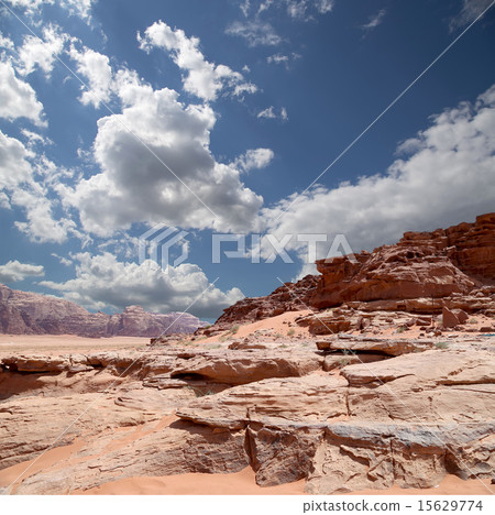 Wadi Rum Desert in southern Jordan  15629774