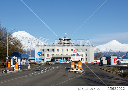 View of Petropavlovsk Kamchatsky airport View of Petropavlovsk Kamchatsky airport 15629922