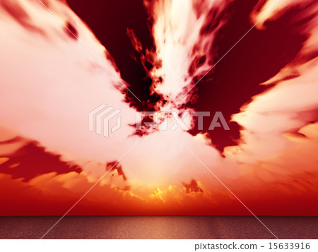 Wind and clouds with the sea 15633916