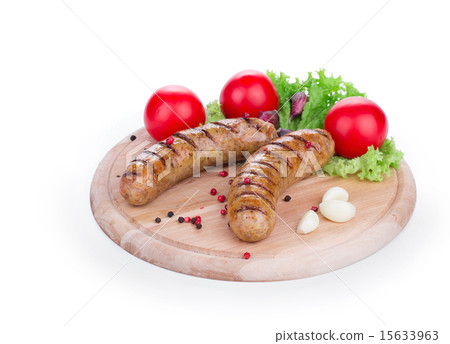 BBQ a lot of sausages 15633963