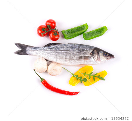 Fresh seabass fish Fresh seabass fish 15634222