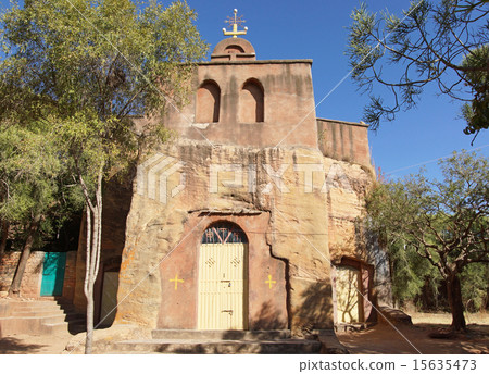 Monolithic church, Ethiopia, Africa Monolithic church, Ethiopia, Africa 15635473