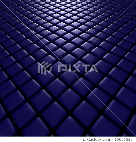 3d illustration of blue cubes 3d illustration of blue cubes 15635523
