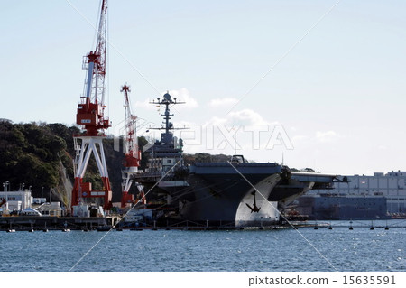 航空母艦喬治華盛頓美國海軍航空母艦（橫須賀港） 15635591
