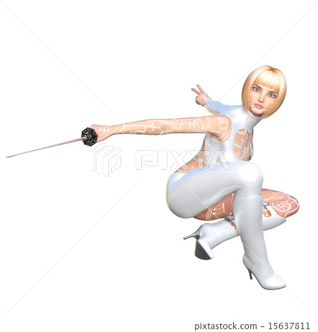 Female swordsman Female swordsman 15637811