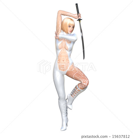 Female swordsman 15637812