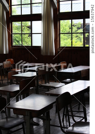 Wooden school building Wooden school building 15637942