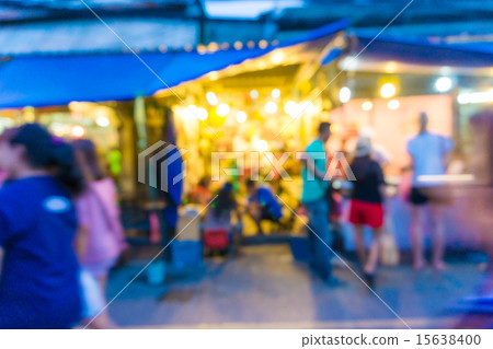 Blur of tourists shopping in Chatuchak market Blur of tourists shopping in Chatuchak market 15638400
