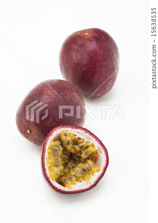 Passion fruits group on background 15638535