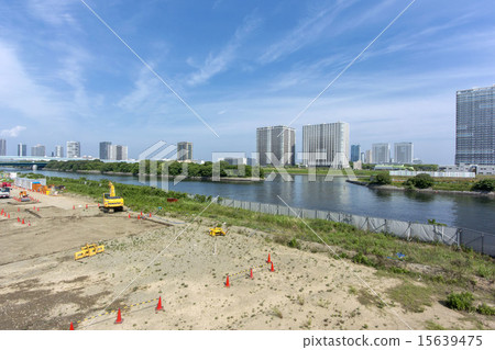 築地新市場建築工地 築地新市場建築工地 15639475