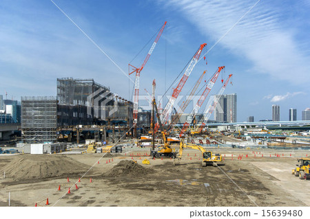 東京築地新市場建設工地 15639480