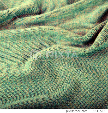 green crumpled luxury cashmere background 15641518