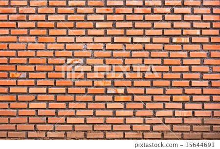 orange modern pattern of brick wall 15644691