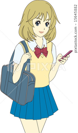 學生·雖然聰明·走路粉碎·插圖·矢量數據 學生·雖然聰明·走路粉碎·插圖·矢量數據 15645882
