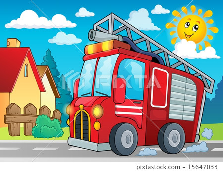 Fire truck theme image 2 Fire truck theme image 2 15647033