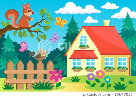 Garden and house theme background 2 Garden and house theme background 2 15647035
