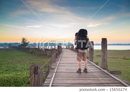 Backpackers and endless bridges Backpackers and endless bridges 15650274
