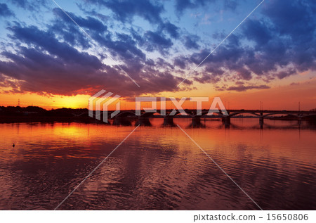 Sunset in Teganuma 15650806