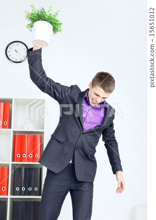 Angry Young Businessman 15651012