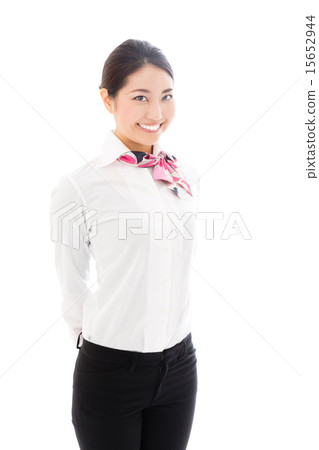 Business woman white back image Business woman white back image 15652944