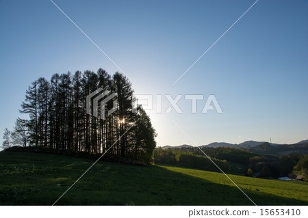 Hayashi Biei town where the sun sets us Hayashi Biei town where the sun sets us 15653410