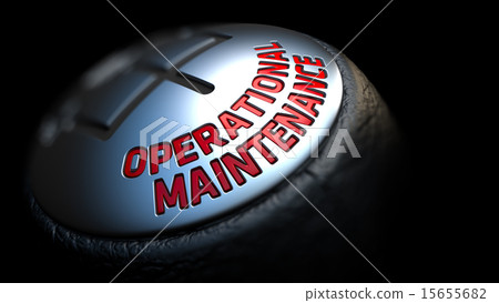 Operational Maintenance on Gear Stick with Red Text. 15655682