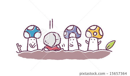 Mushrooms to be crushed 15657364