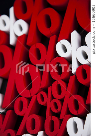 Percent sign , natural colorful tone Percent sign , natural colorful tone 15660902