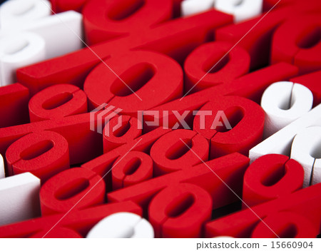 Percentage, Concept of discount colorful tone Percentage, Concept of discount colorful tone 15660904