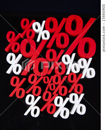 Percentage, Concept of discount colorful tone Percentage, Concept of discount colorful tone 15660908