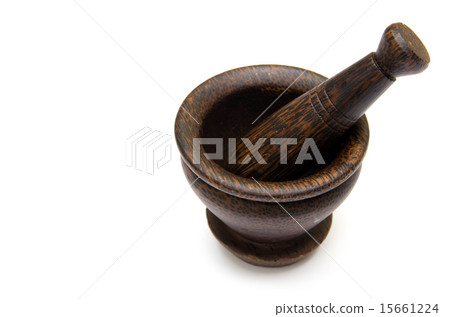 Handmade wooden mortar Handmade wooden mortar 15661224