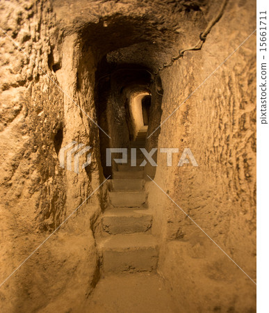Derinkuyu cave city in Cappadocia Turkey Derinkuyu cave city in Cappadocia Turkey 15661711
