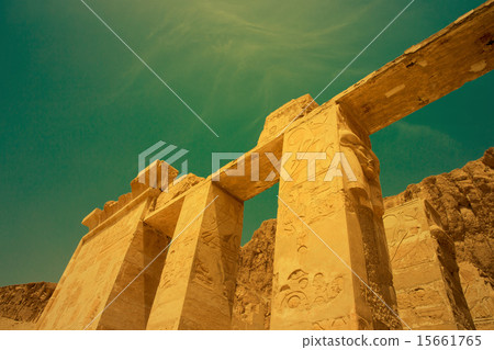 The temple of Hatshepsut near Luxor in Egypt The temple of Hatshepsut near Luxor in Egypt 15661765