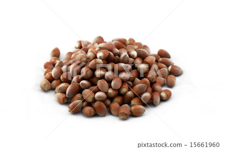 Tasty hazelnuts, close up 15661960
