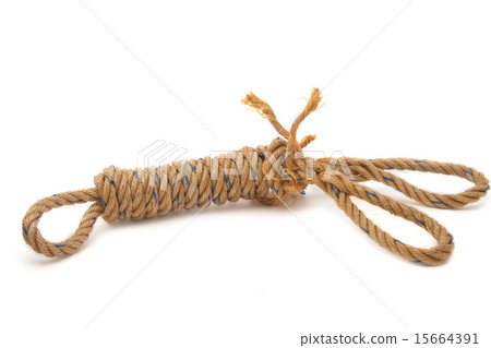 Closeup of Manila Nylon Ropes Closeup of Manila Nylon Ropes 15664391