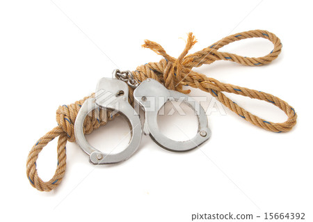 manila rope with hand cuffs manila rope with hand cuffs 15664392