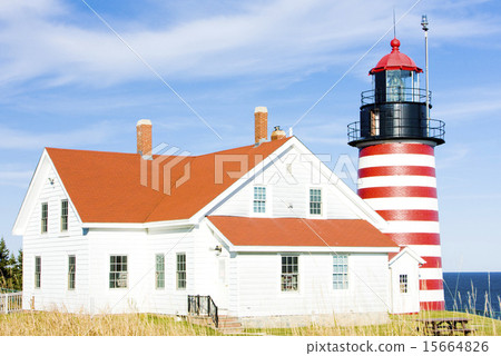 West Quoddy Head Lighthouse, Maine, USA West Quoddy Head Lighthouse, Maine, USA 15664826