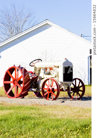 old tractor near Jonesboro, Maine, USA old tractor near Jonesboro, Maine, USA 15664832