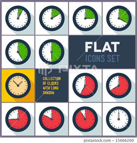 Set of clocks with 10 minutes interval Set of clocks with 10 minutes interval 15666200