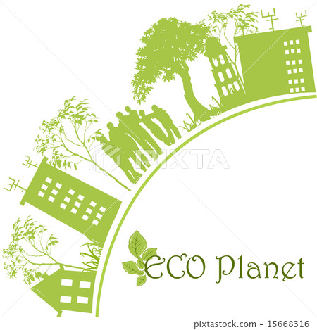 Green ecological planet Green ecological planet 15668316