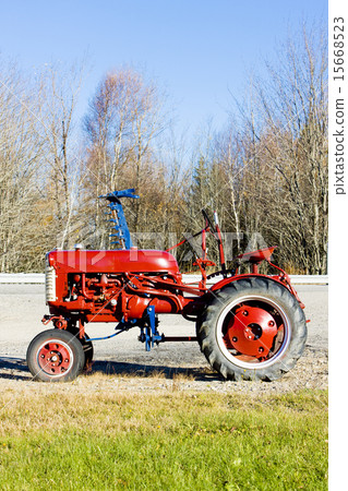 tractor near Jonesboro, Maine, USA tractor near Jonesboro, Maine, USA 15668523